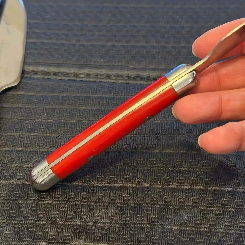 Cambridge Silver Jubilee-Red Stainless Steel Plastic Handle Knives Set of 3